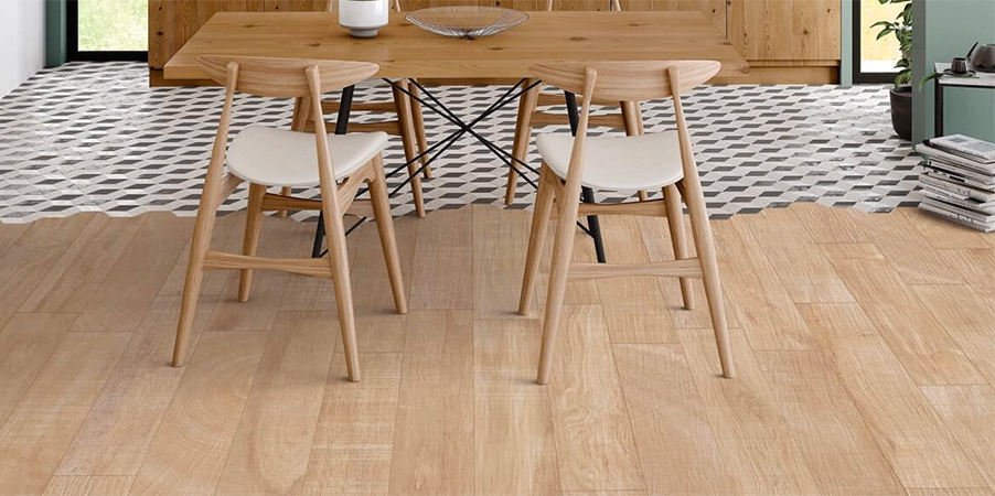 Carrelage imitation parquet