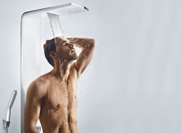 Hydrothérapie Robinetterie Duschpaneel Raindance Lift Hansgrohe