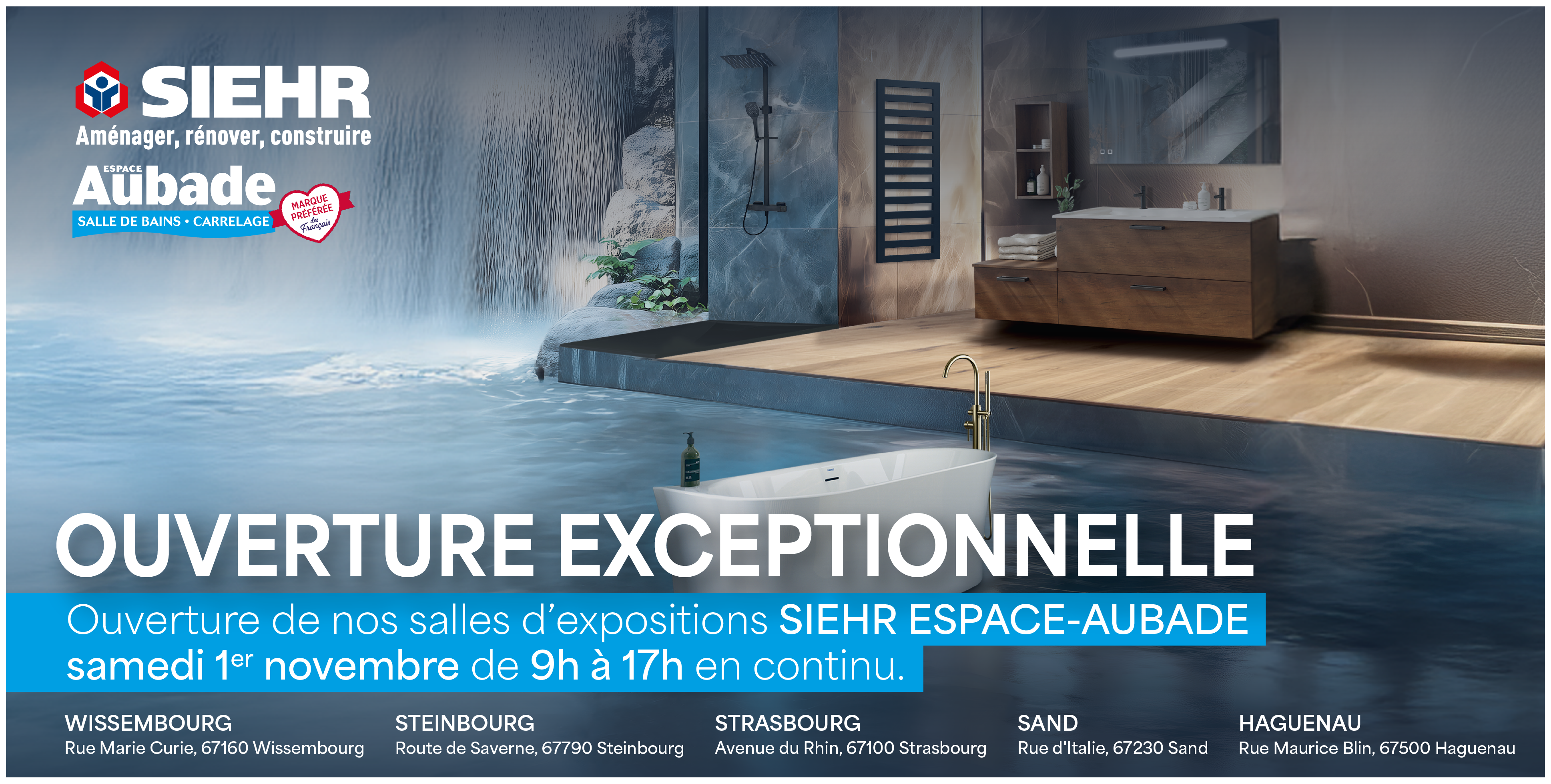 Ouverture exceptionnelle le 01/11/2025
