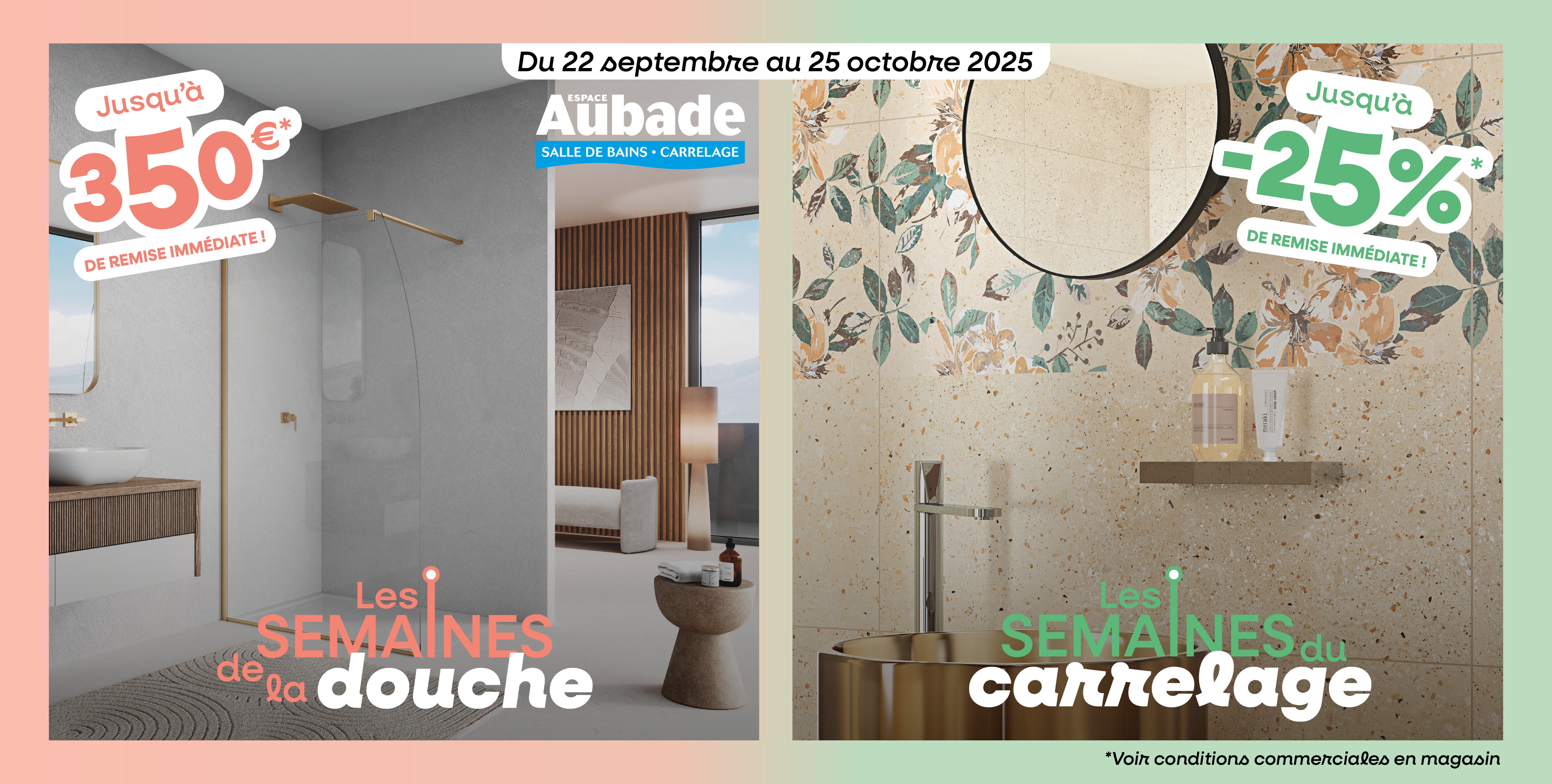 Les semaines de la douche et du carrelage 2025
