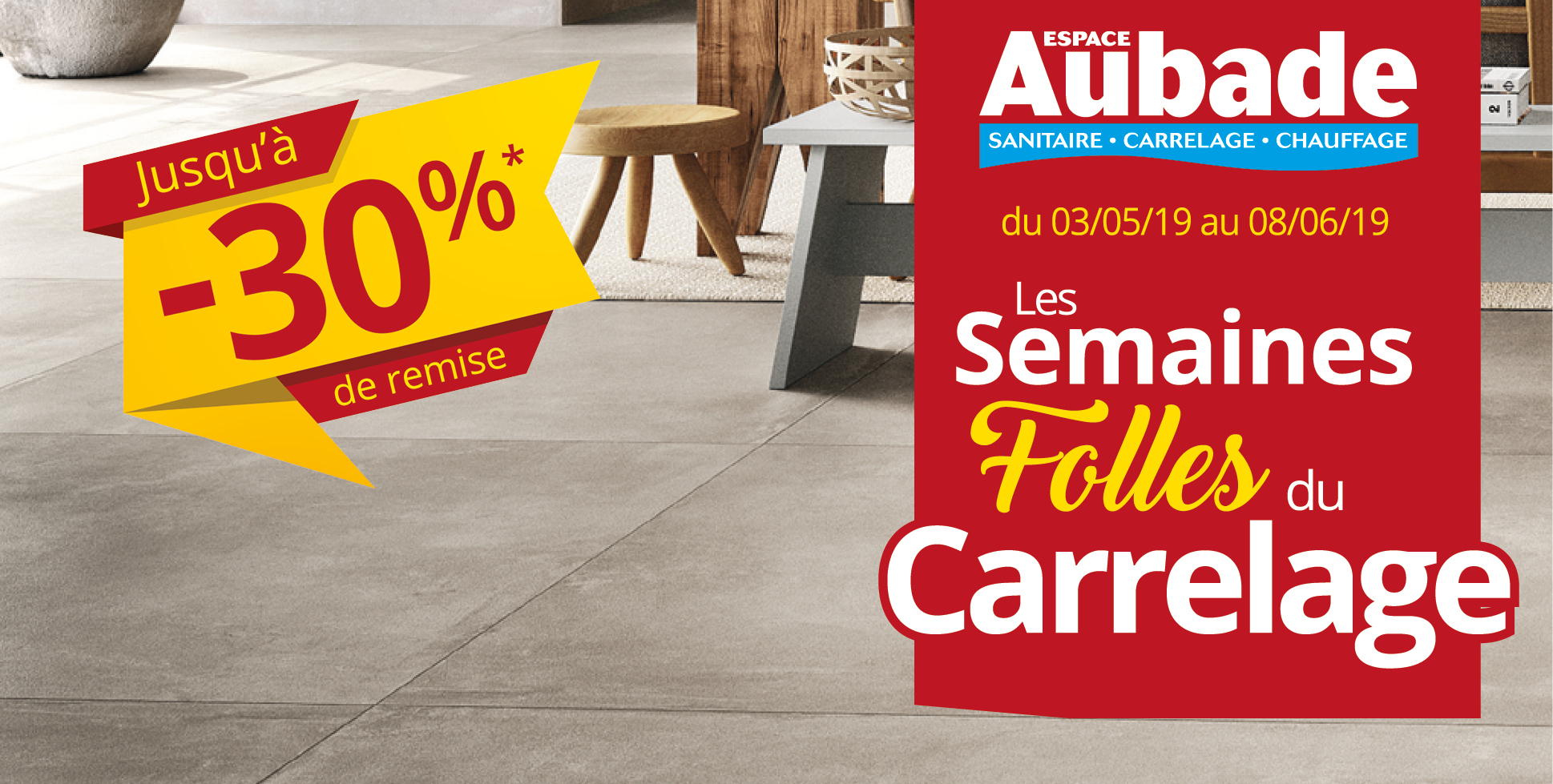 Les Semaines folles du carrelage Les Semaines folles du carrelage