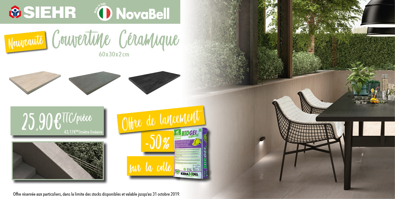 Couvertine Céramique Novabell Couvertine Céramique Novabell
