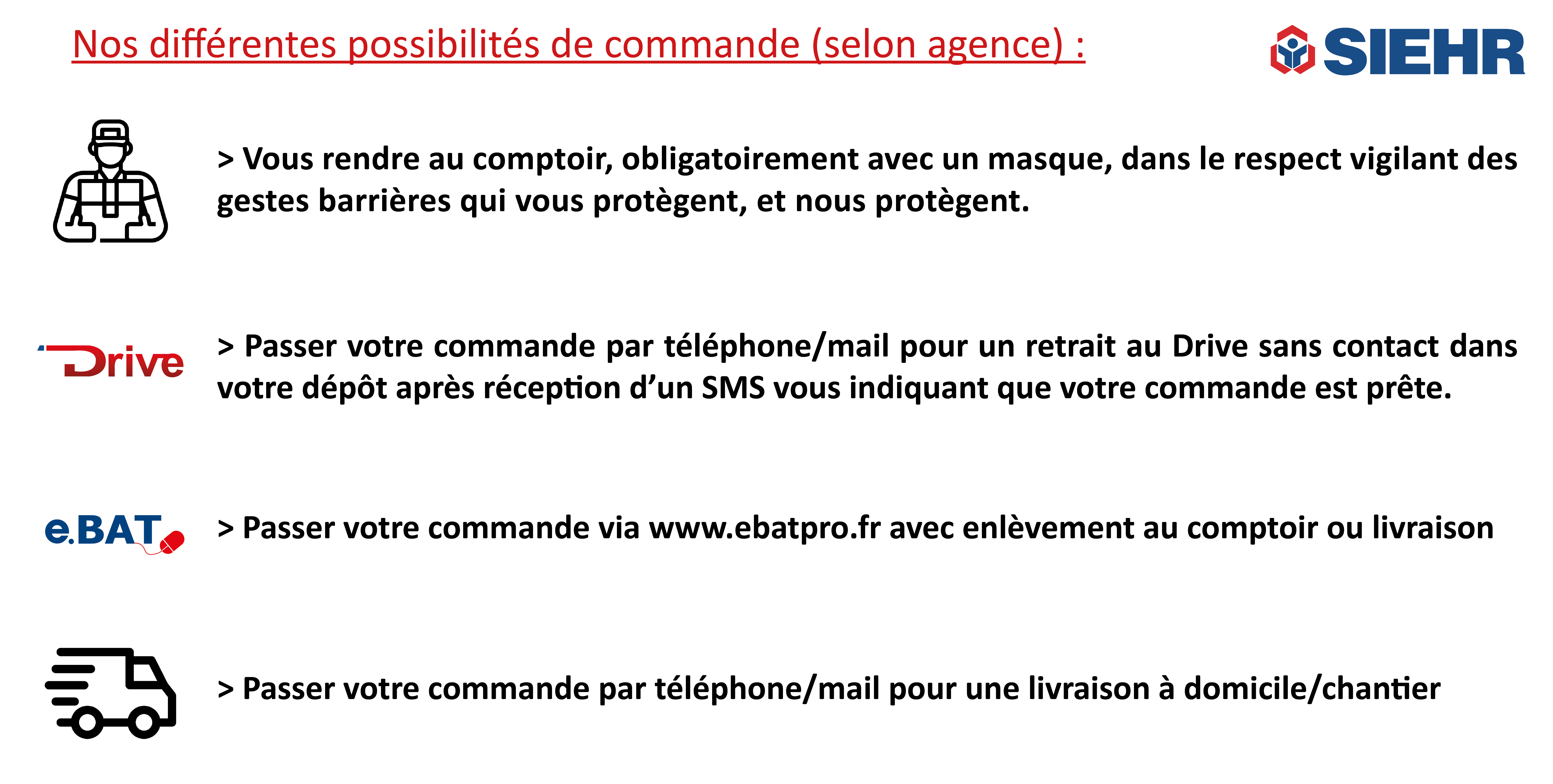 Nos agences restent ouvertes ! Nos agences restent ouvertes !