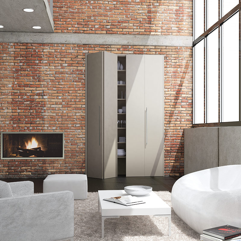 Open pliante, décor argile